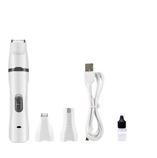 Multifunction 3 IN 1 Pet Grooming Machine Dog Cat Hair Trimmer Pets Clippers Nail Grinding & Foot Hair Trimmer USB Rechargeable - Image 7