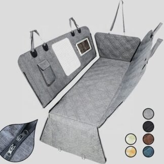 Divisible Waterproof Car Seat Pad for Rear Seats - Suitable for Pets and Humans, Thickened and Water-Resistant Automotive Backseat Pet Pad