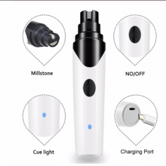 Rechargeable Nails Dog Cat Care Grooming USB Electric Pet Dog Nail Grinder Trimmer Clipper Pets Paws Nail Cutter & Replaceable Diamond Bit